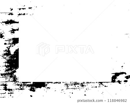 Black and white grunge. Distress overlay texture. Abstract surface dust and rough dirty wall background concept. Distress illustration simply place over object to create grunge effect. Vector EPS10. 118846982