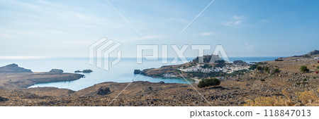 Lindos on the island of Rhodes Lindos on the island of Rhodes 118847013
