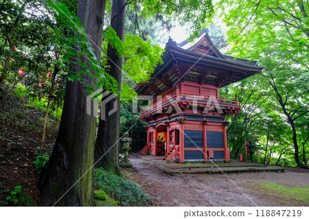 Gunma Prefecture Shibukawa City Mizusawa Kannon Niomon Gate 118847219