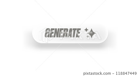 AI generated white paper style button for artificial intelligence generate app vector design. Artificial intelligence generate button for web application and AI generation online tool UI AI generated white paper style button for artificial intelligence generate app vector design. Artificial intelligence generate button for web application and AI generation online tool UI 118847449