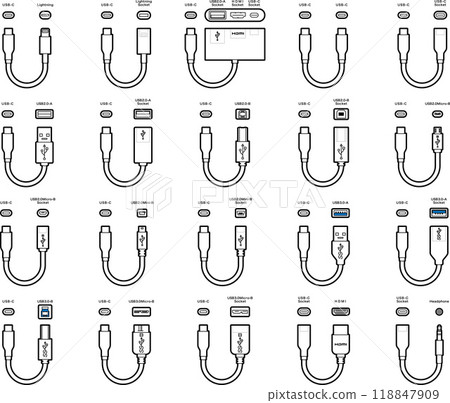 電纜連接器適配器套件 3 電纜連接器適配器套件 3 118847909