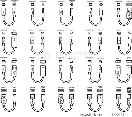 電纜連接器適配器套件 7 電纜連接器適配器套件 7 118847951