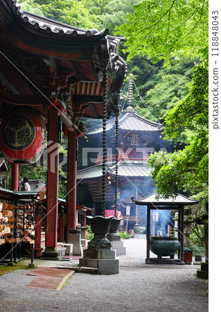 群馬縣、澀川市、水澤觀世音菩薩本堂、六角堂 118848043
