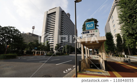 Tokyo Metro Marunouchi Line, Hibiya Line, Chiyoda Line Kasumigaseki Station Exit A7 Tokyo Metro Marunouchi Line, Hibiya Line, Chiyoda Line Kasumigaseki Station Exit A7 118848055