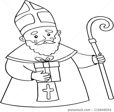 Saint's Day icon on transparent background 118848058