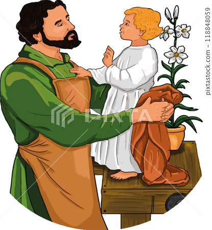 Saint's Day icon on transparent background 118848059