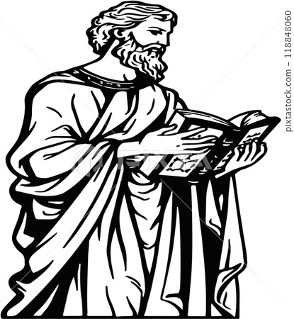 Saint's Day icon on transparent background 118848060