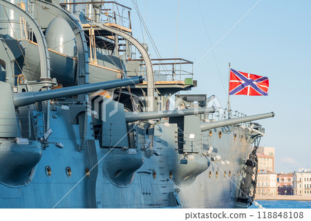 board of protected cruiser Aurora, currently preserved as a museum ship in Saint Petersburg 118848108