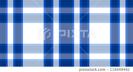 Gingham pattern background. Retro tablecloth texture. Abstract color full of Scott pattern. Pastel gingham seamless background for print on fabric. Vector art. 118849482