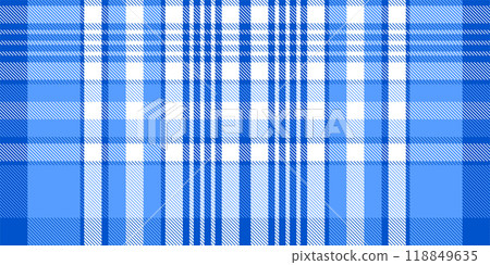 Gingham pattern background. Retro tablecloth texture. Abstract color full of Scott pattern. Pastel gingham seamless background for print on fabric. Vector art. 118849635
