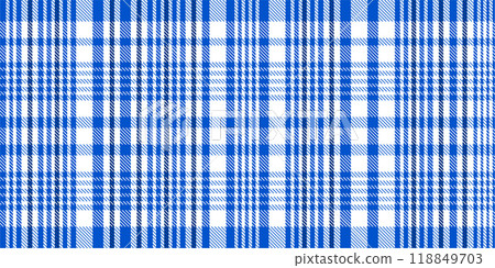 Gingham pattern background. Retro tablecloth texture. Abstract color full of Scott pattern. Pastel gingham seamless background for print on fabric. Vector art. 118849703