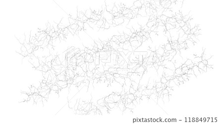 hand drawn lines, texture. Abstract line art seamless background vector. line art design for wall art, wallpaper, cover, printable painting. Vector illustration. 118849715