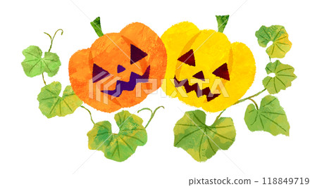 Halloween decoration illustration pumpkin Halloween decoration illustration pumpkin 118849719