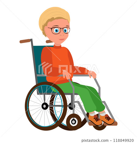 Illustration of Cute Smiling Kid Girl. Item 3 Illustration of Cute Smiling Kid Girl. Item 3 118849920