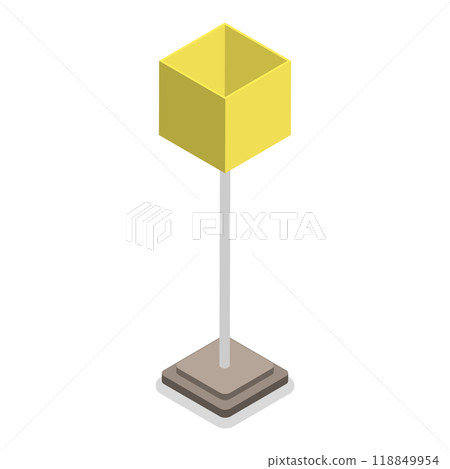 3D Isometric Flat Set of Different Interior Lights. Item 6 3D Isometric Flat Set of Different Interior Lights. Item 6 118849954