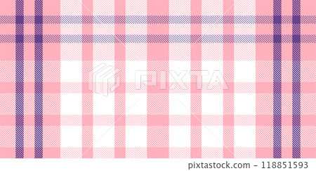 Gingham pattern background. Retro tablecloth texture. Abstract color full of Scott pattern. Pastel gingham seamless background for print on fabric. Vector art 118851593