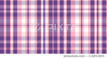Gingham pattern background. Retro tablecloth texture. Abstract color full of Scott pattern. Pastel gingham seamless background for print on fabric. Vector art 118851603