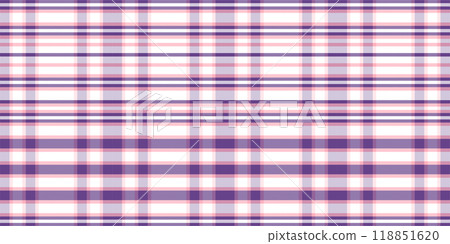 Gingham pattern background. Retro tablecloth texture. Abstract color full of Scott pattern. Pastel gingham seamless background for print on fabric. Vector art 118851620