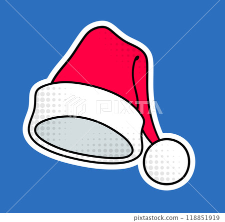 Vector illustration of Santa Hats design element Vector illustration of Santa Hats design element 118851919