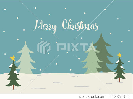 Scandinavian Christmas scenery 118851963