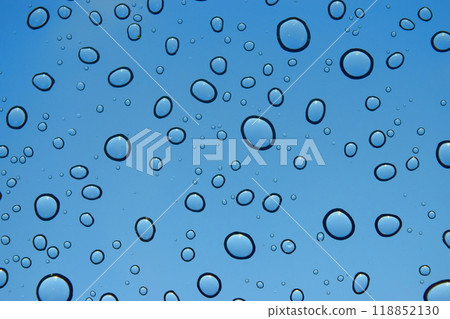 Water droplets (windshield) Water droplets (windshield) 118852130