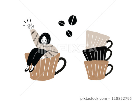杯子裡的小女孩 杯子裡的小女孩 118852795