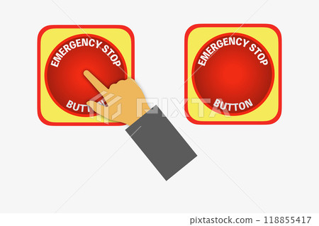 緊急停止按鈕 緊急停止按鈕 118855417