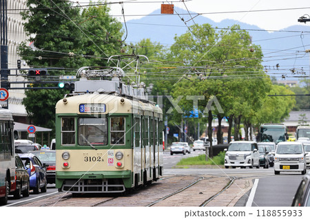 廣島電鐵 57 型 3100 號 3102 本通~神谷町西 廣島電鐵 57 型 3100 號 3102 本通~神谷町西 118855933