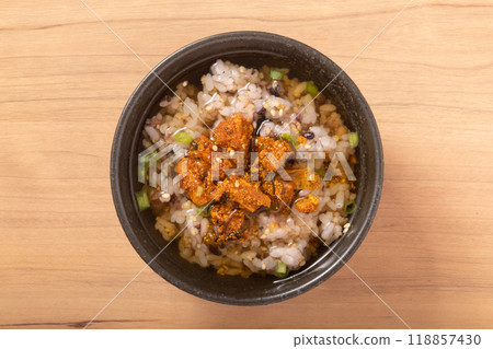 Braised cod roe with tea (16 grain rice) 118857430