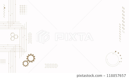 Abstract illustrations of technology, IT, electronic circuits, medical care, etc. White background Abstract illustrations of technology, IT, electronic circuits, medical care, etc. White background 118857657