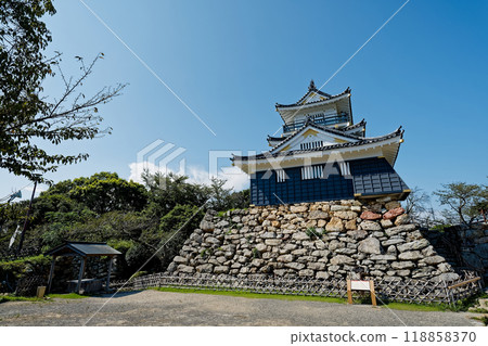 Hamamatsu castle mimic rope 118858370