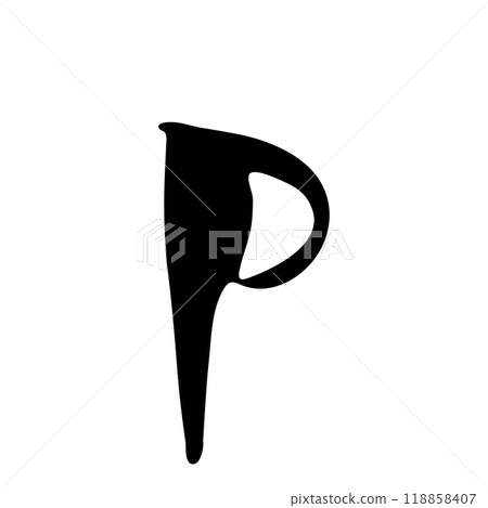 p（字母/小寫）/手寫書法資料 118858407