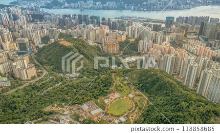 eastern part of Kowloon offers a captivating cityscape 118858685