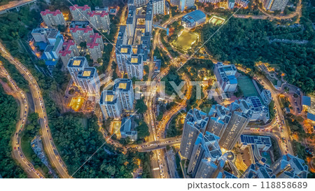 Shun Lee Estate Residential Area View hk Shun Lee Estate Residential Area View hk 118858689