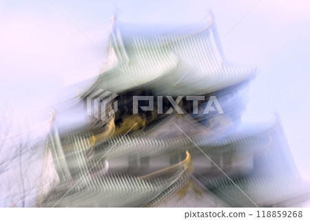 南海海槽特大地震的影像(大阪城公園天守閣) 南海海槽特大地震的影像(大阪城公園天守閣) 118859268