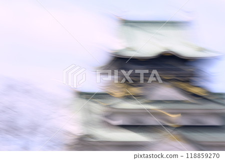 南海海槽特大地震的影像（大阪城公園天守閣） 118859270