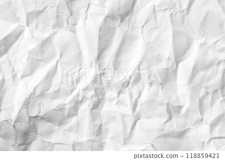 Crumpled white paper texture background. Crumpled white paper texture background. 118859421