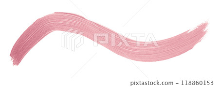 Shiny pink brush strokes isolated on white background Shiny pink brush strokes isolated on white background 118860153