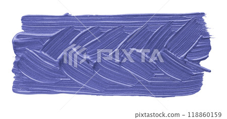 Shiny purple brush stroke isolated on white background 118860159