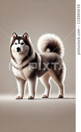 西伯利亞哈士奇犬 118860638