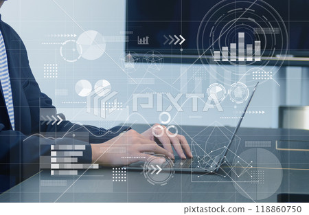 辦公室商務場景、IT公司、商務場景、辦公室、數位網路形象 辦公室商務場景、IT公司、商務場景、辦公室、數位網路形象 118860750