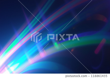 Rainbow light refraction art 118861435