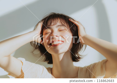 Women's beauty image (skin care, hair care, head spa) Women's beauty image (skin care, hair care, head spa) 118862683