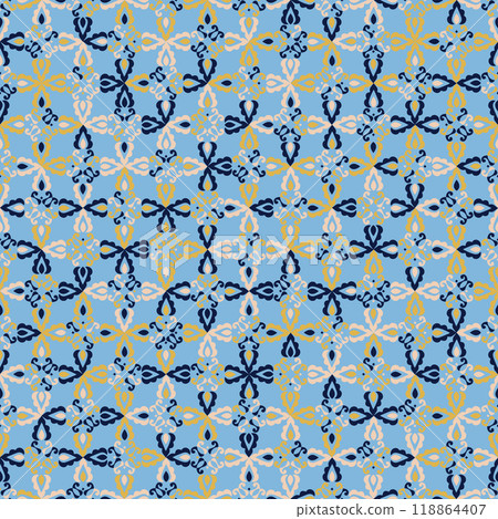 Abstract shape simple geometric motif classic pattern continuous background. Modern fabric design textile swatch dress, man shirt allover print block. Abstract shape simple geometric motif classic pattern continuous background. Modern fabric design textile swatch dress, man shirt allover print block. 118864407