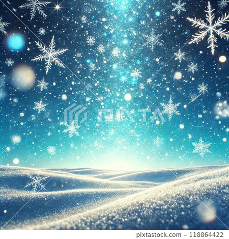 snowy winter night snowy winter night 118864422