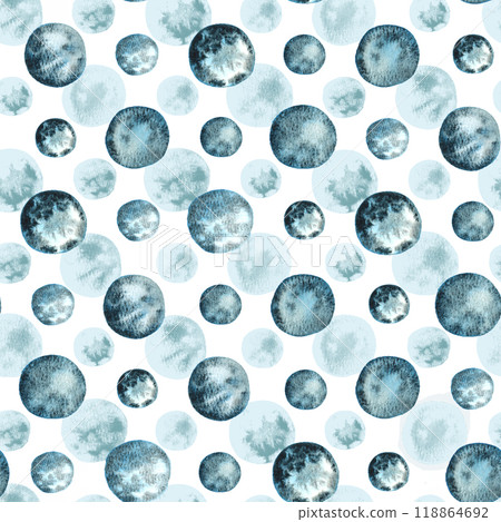 Abstract Background with Painted Round Shapes Abstract Background with Painted Round Shapes 118864692