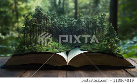 book, tree, forest 118864819