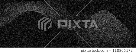 Abstract dotted background. Stipple effect gradient waves. 118865172