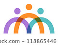 People logo design, community, symbol 118865446