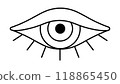 Half-closed eye tired and sleepy 118865450